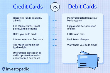 Credit Cards vs. Debit Cards: What's the Difference?